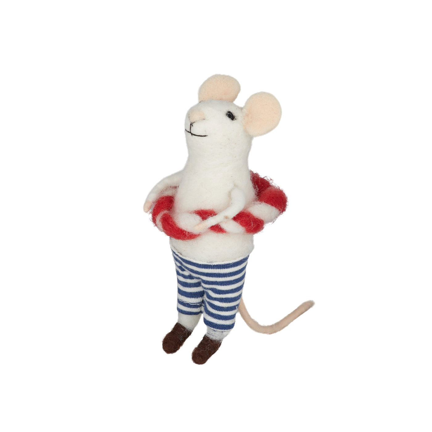 Beach Mouse Hanger Felt White