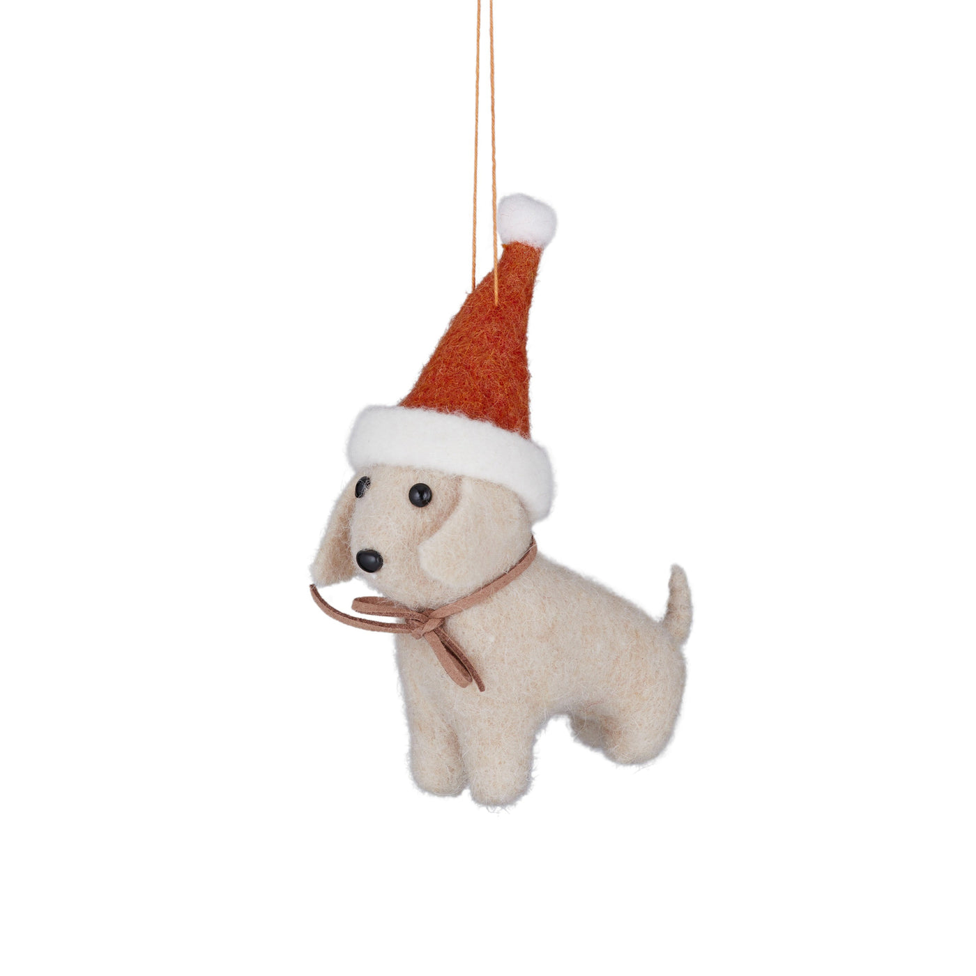 Dog Santa Felt Hanger Decoration