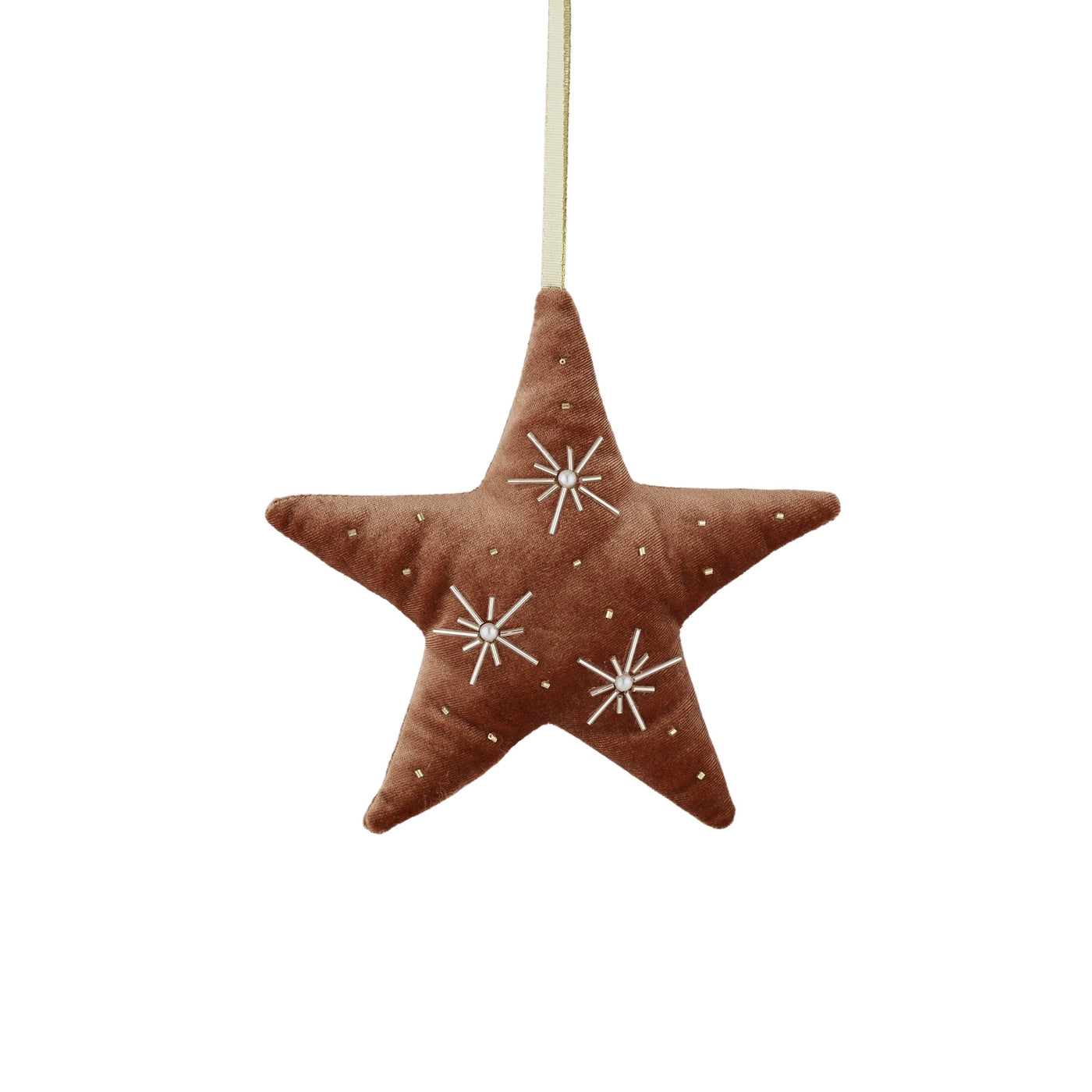 Star Hanging Velvet Decoration