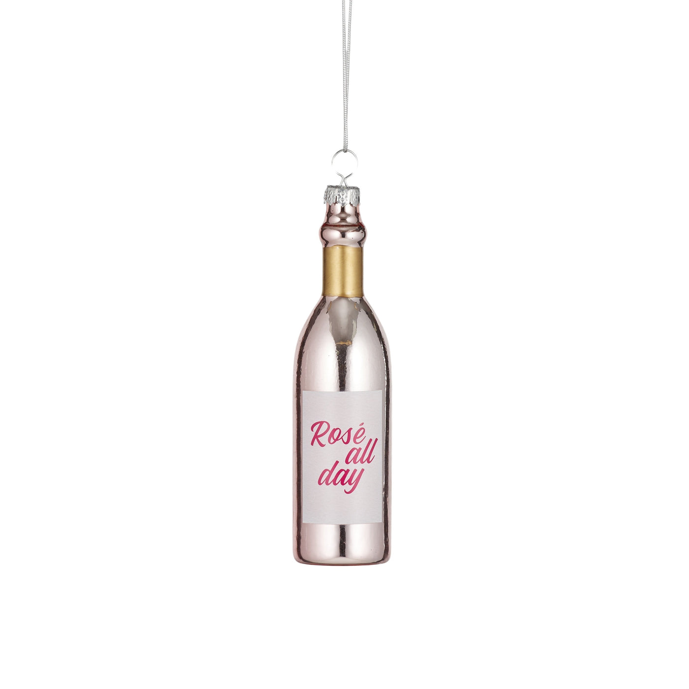 Rose All Day Ornament Glass Pink