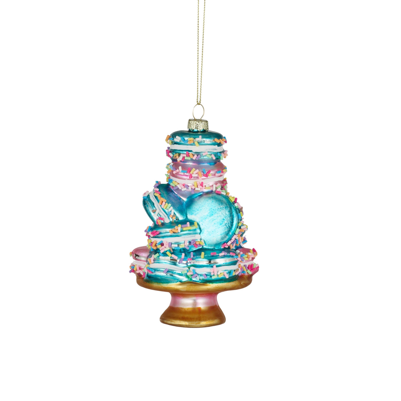 Macaron Stack Glass Decoration Multi