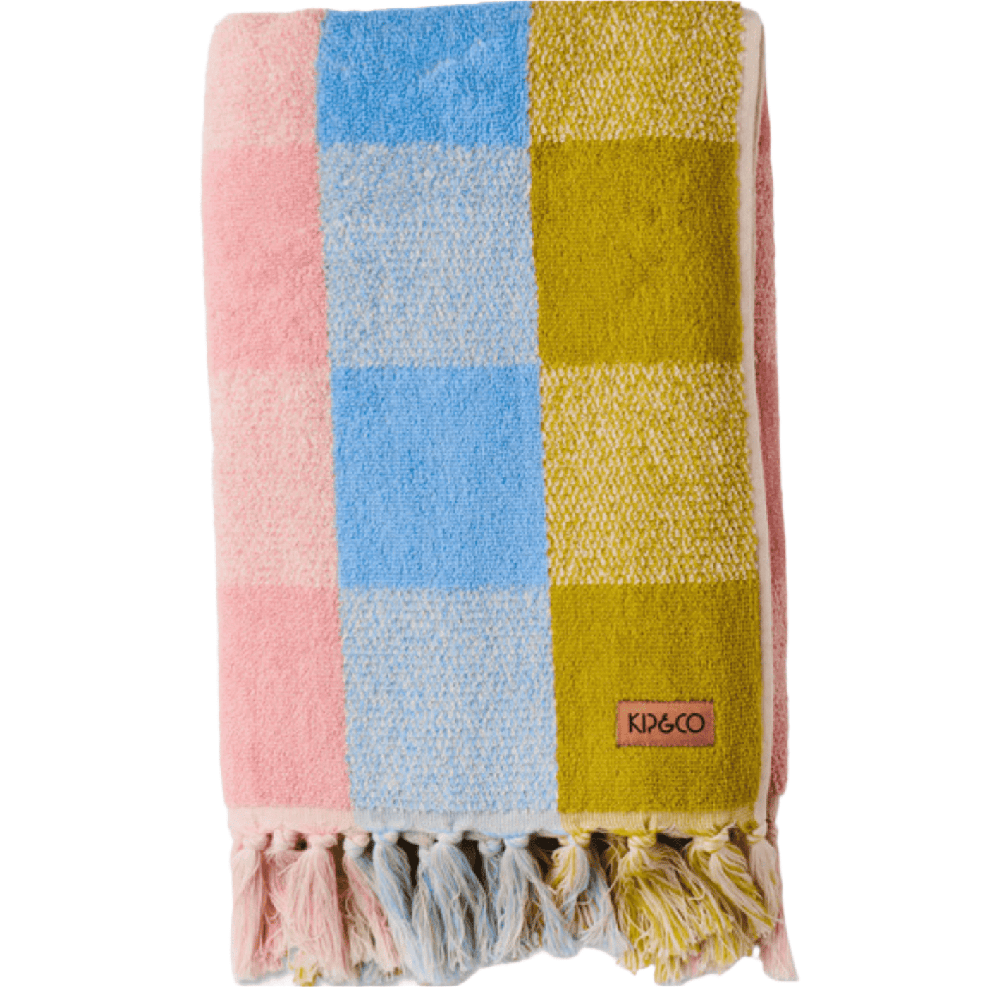 Kip and Co Corfu Tartan Terry Bath Towel