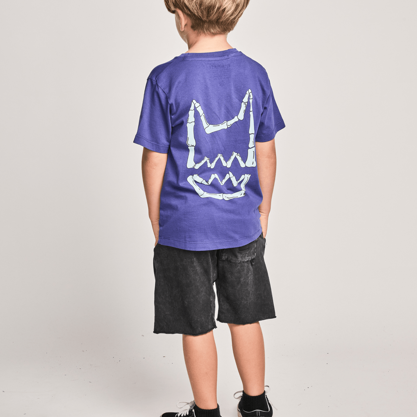 Munster Kids Boneyard Tee Purple