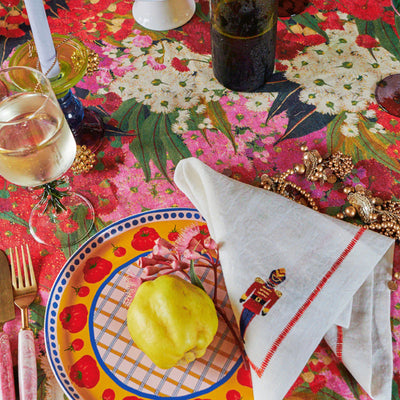 Kip and Co Bush Christmas Linen Tablecloth