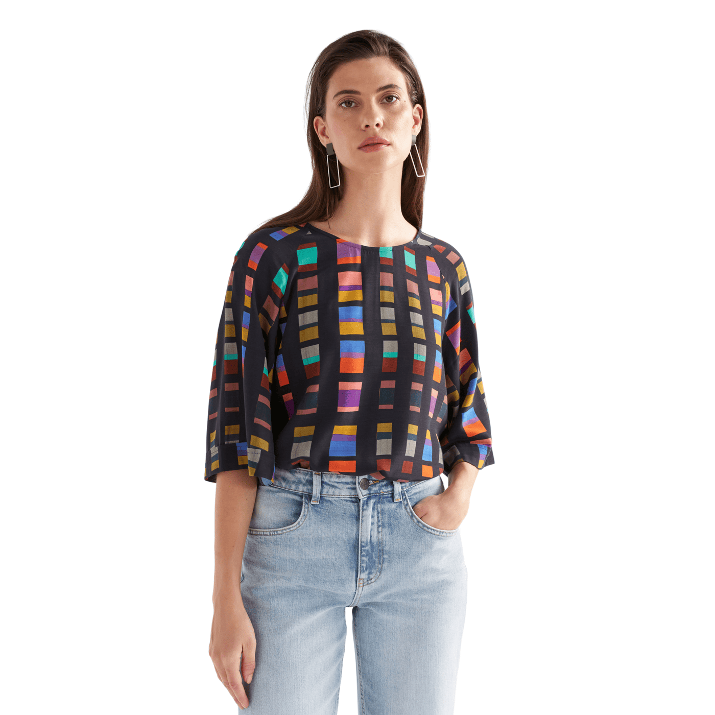 Elk The Label Malo Top Tessela Print