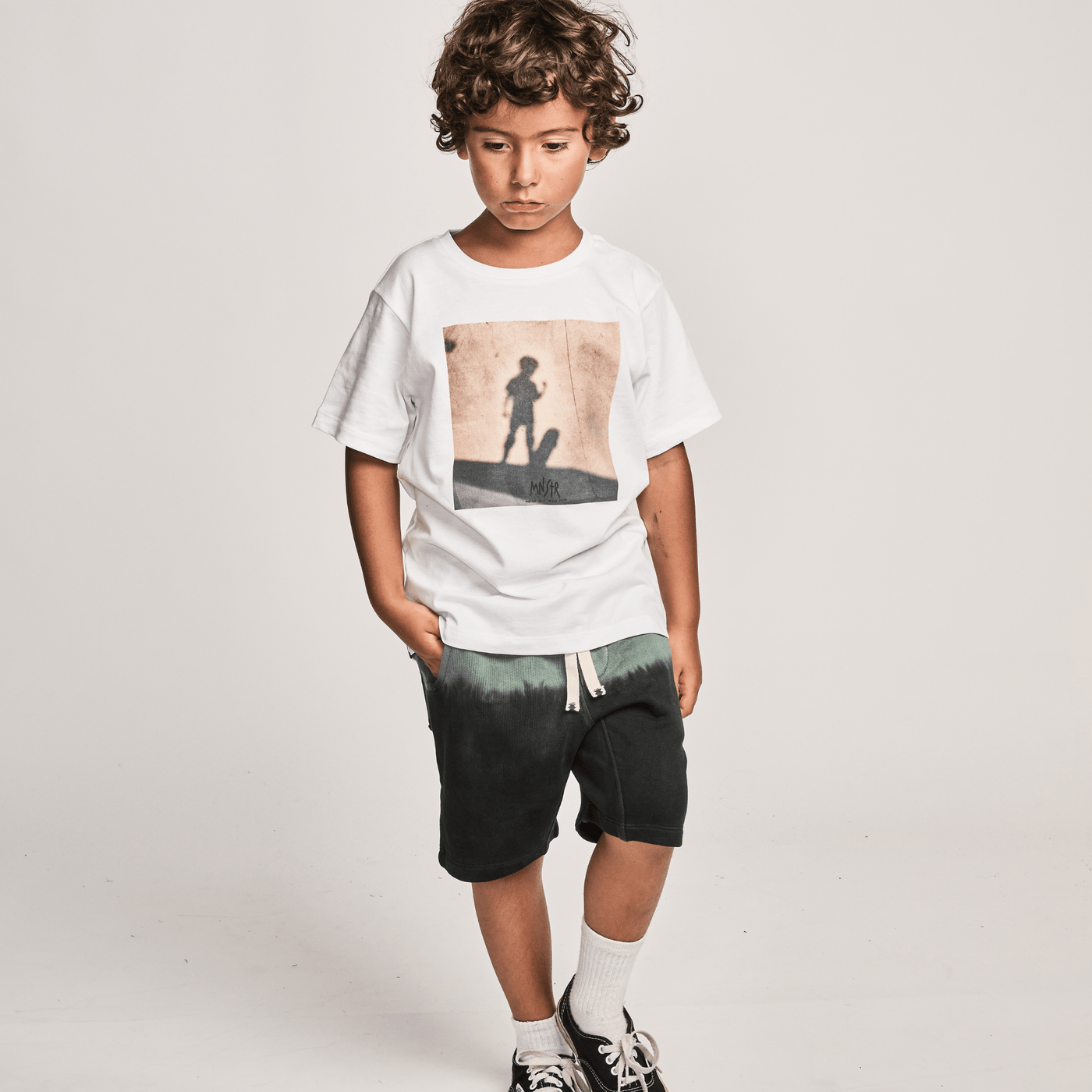 Munster Kids Drop It Tee White