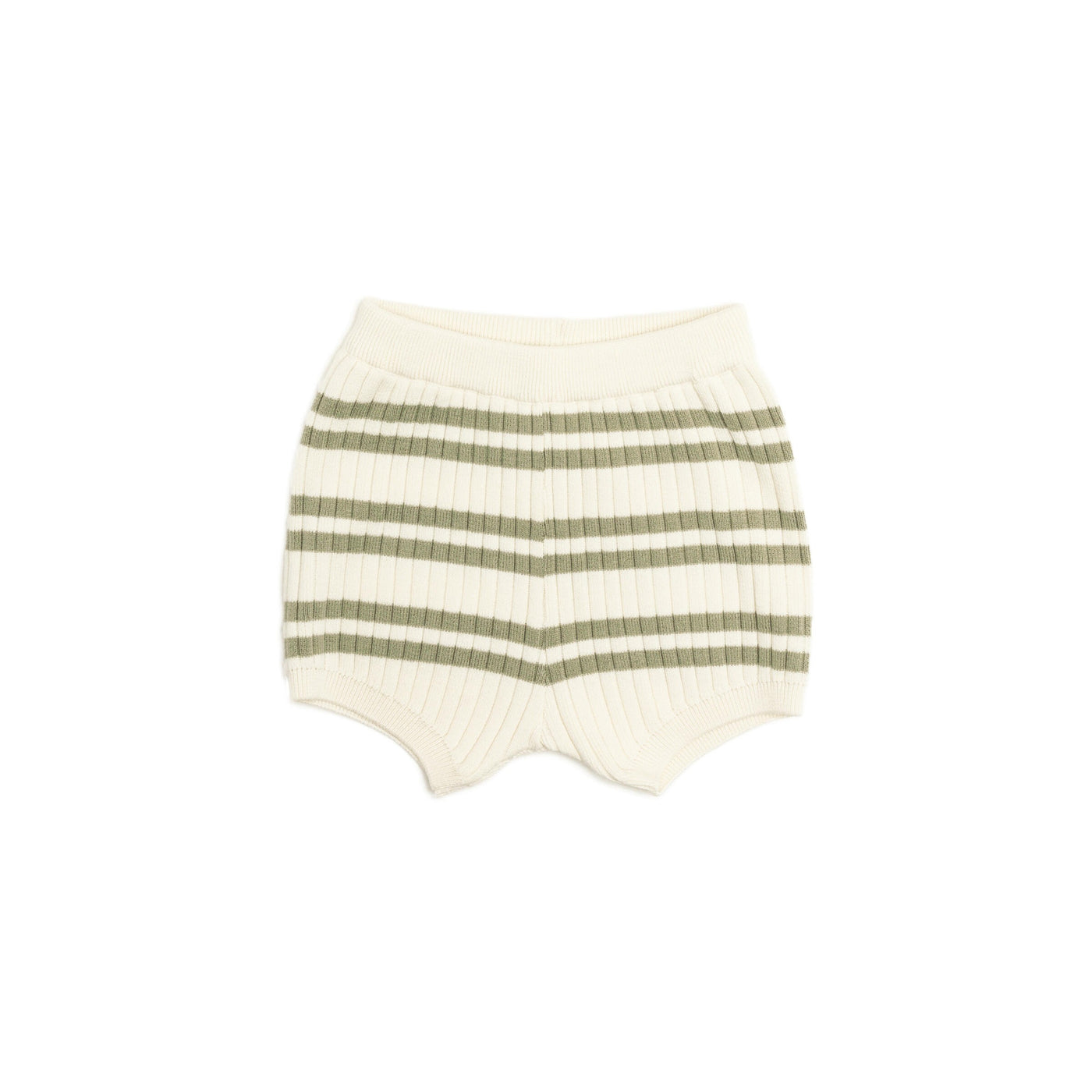 Kyndbaby Gots Knit Rib Short Sage Stripe