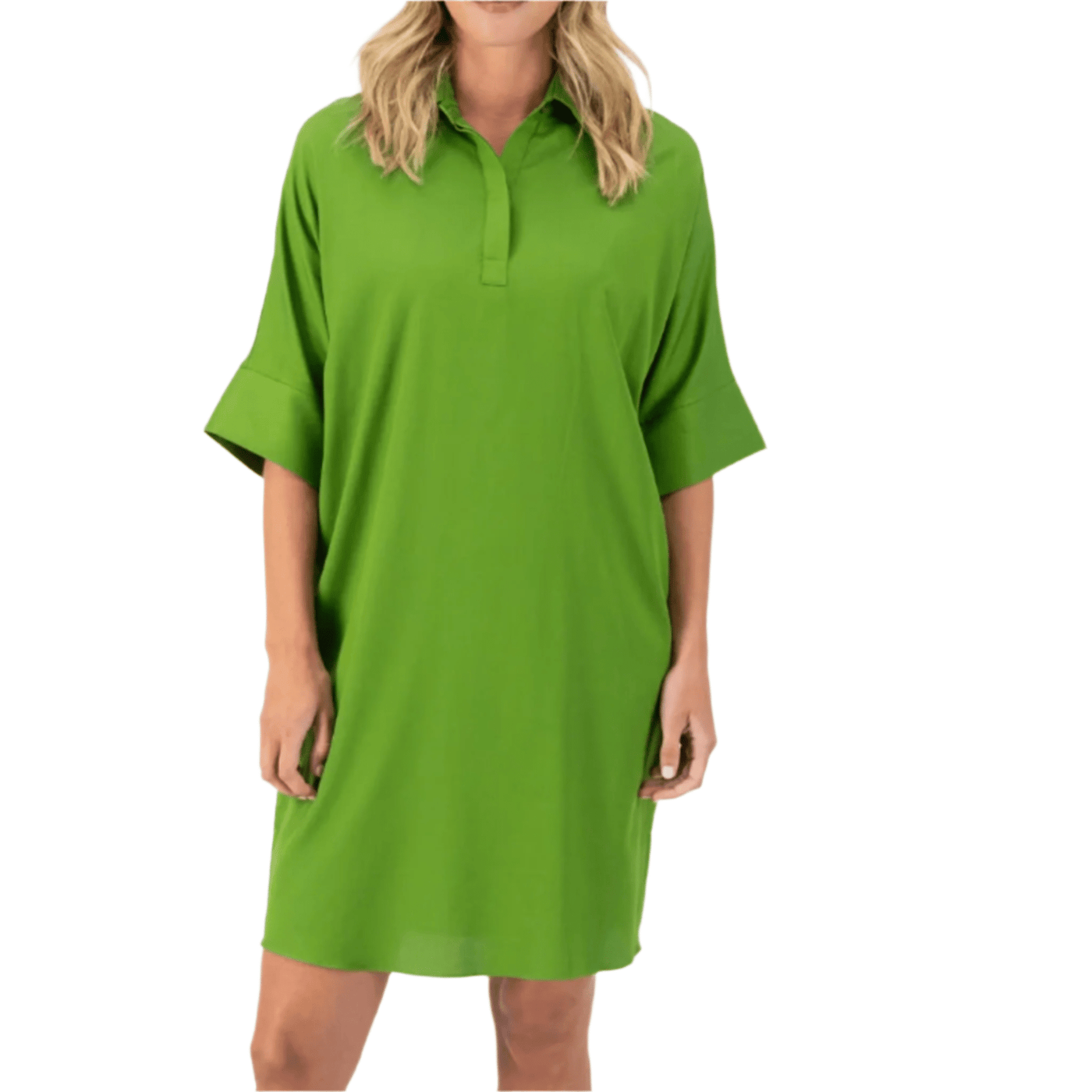 Olga De Polga Marianna Estilo Shift Dress Green