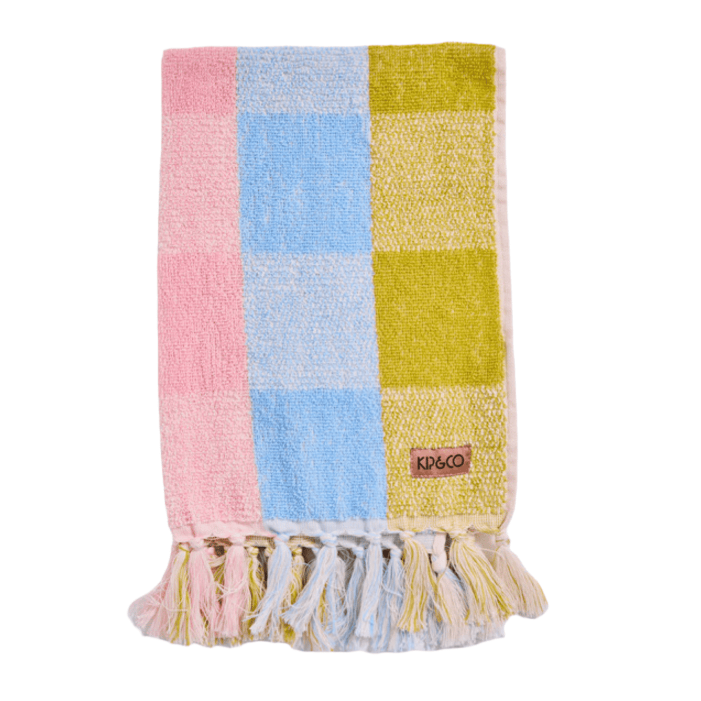 Kip and Co Corfu Tartan Terry Hand Towel