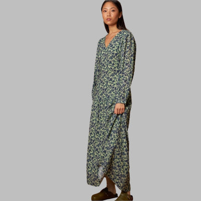 Indi and Cold Jade Printed Maxi Dress