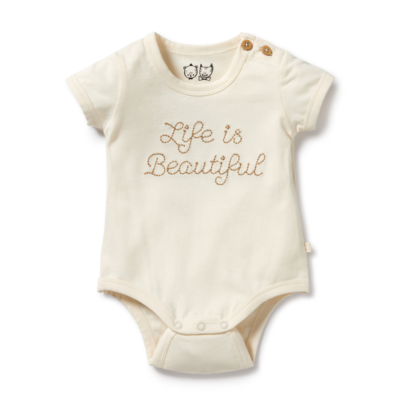 Wilson and Frenchy Life is Beautiful Bodysuit