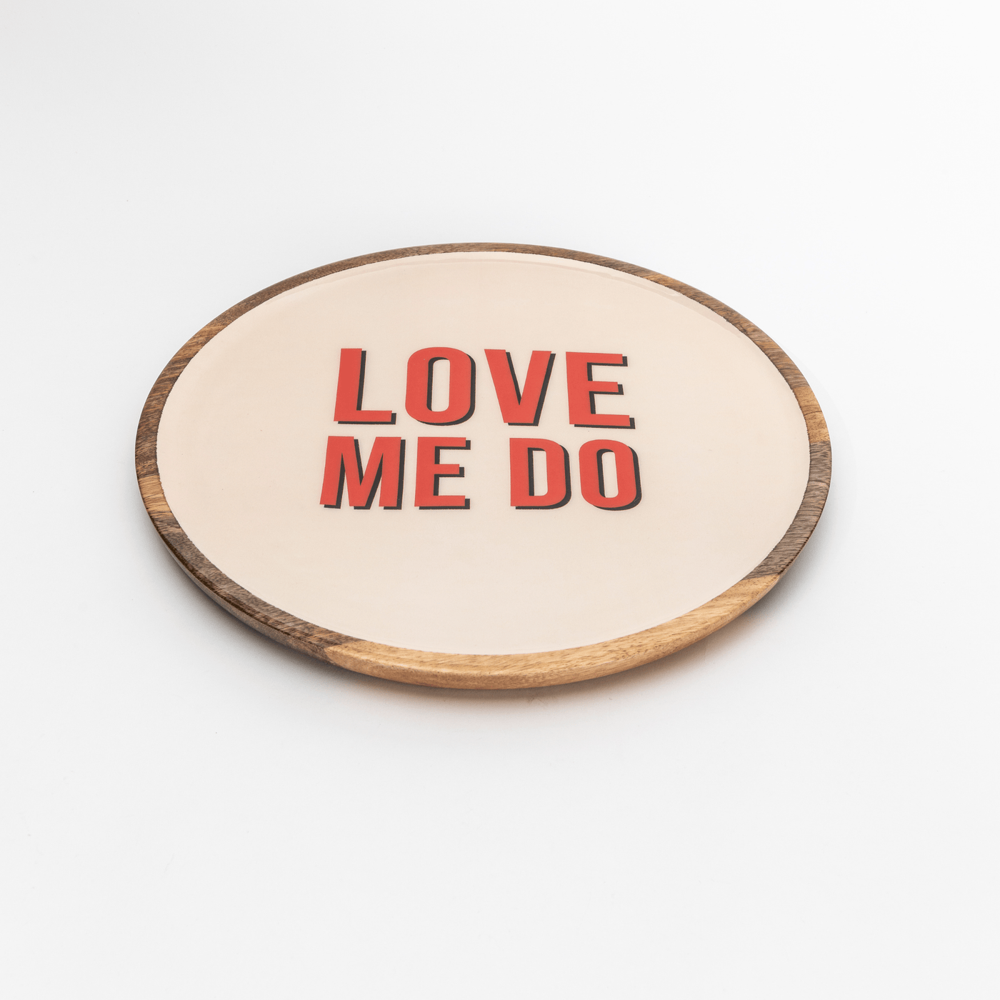 Holiday Nude Love Me Do Plate