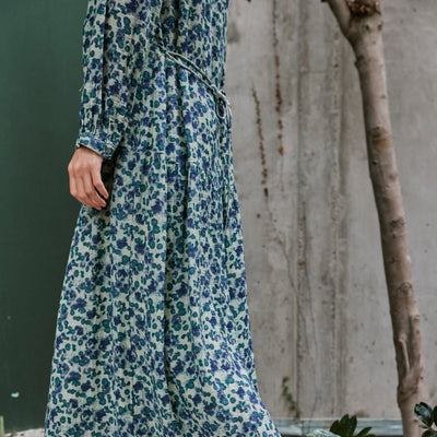 Indi and Cold Jade Printed Maxi Dress