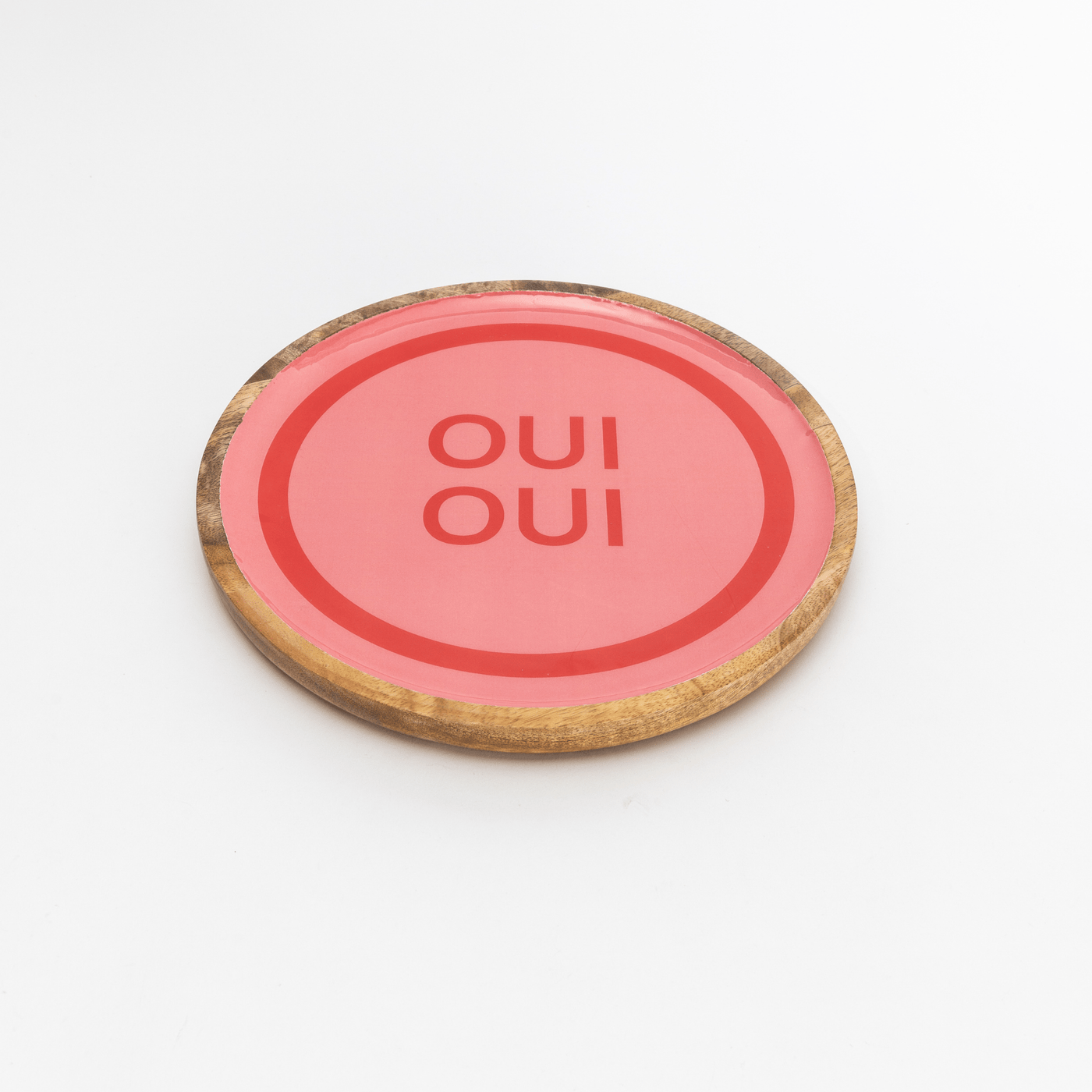 Holiday Pink Oui Oui Plate