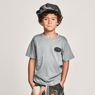 Munster Kids Palm Life Tee Mid Blue