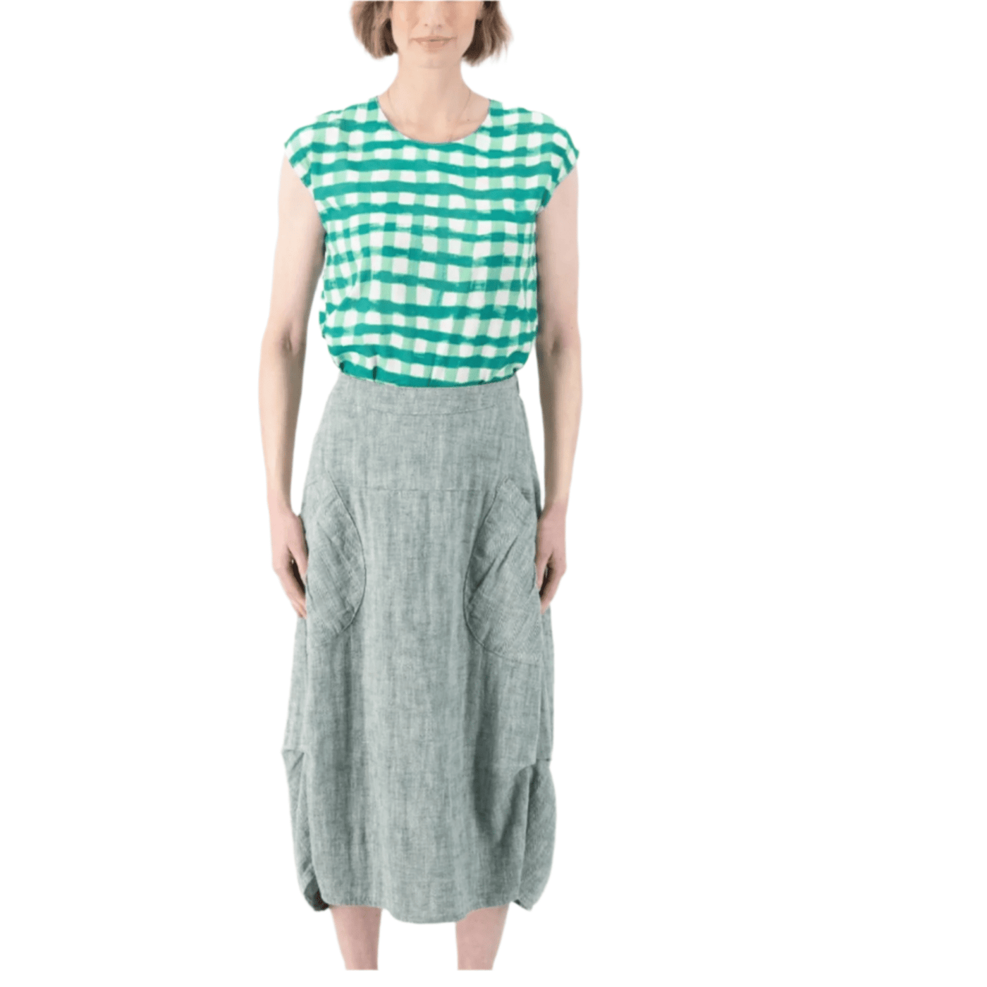 Olga De Polga Milwaukee Panorama Skirt Green