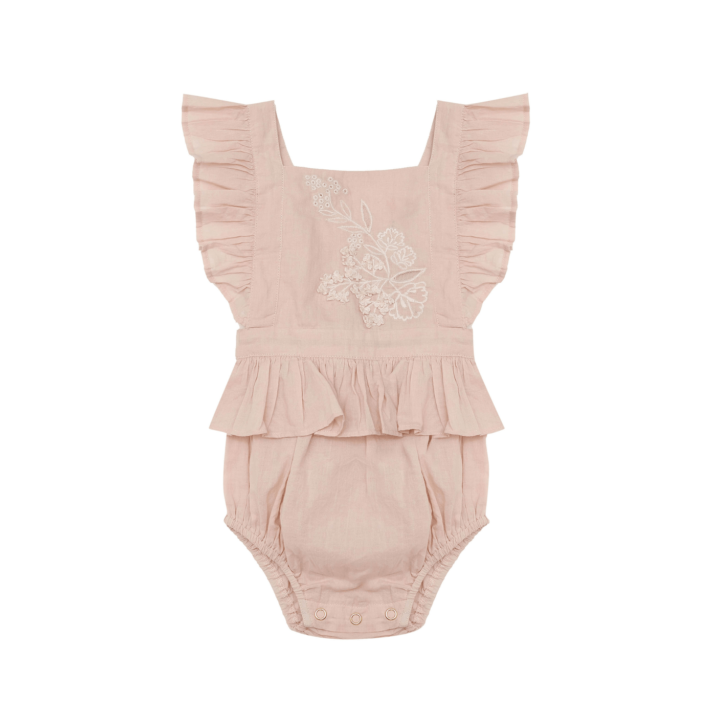 Bella and Lace Florence Romper - Almond