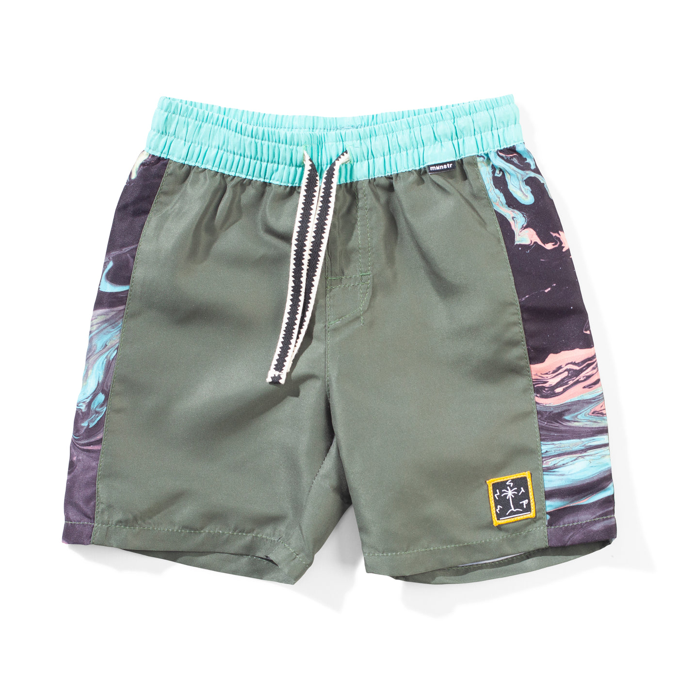 Munster Kids Sideink Boardshort Olivine