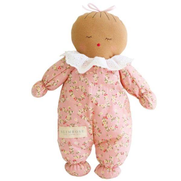 Alimrose Asleep Awake Baby Doll Posy Heart - The Corner Booth