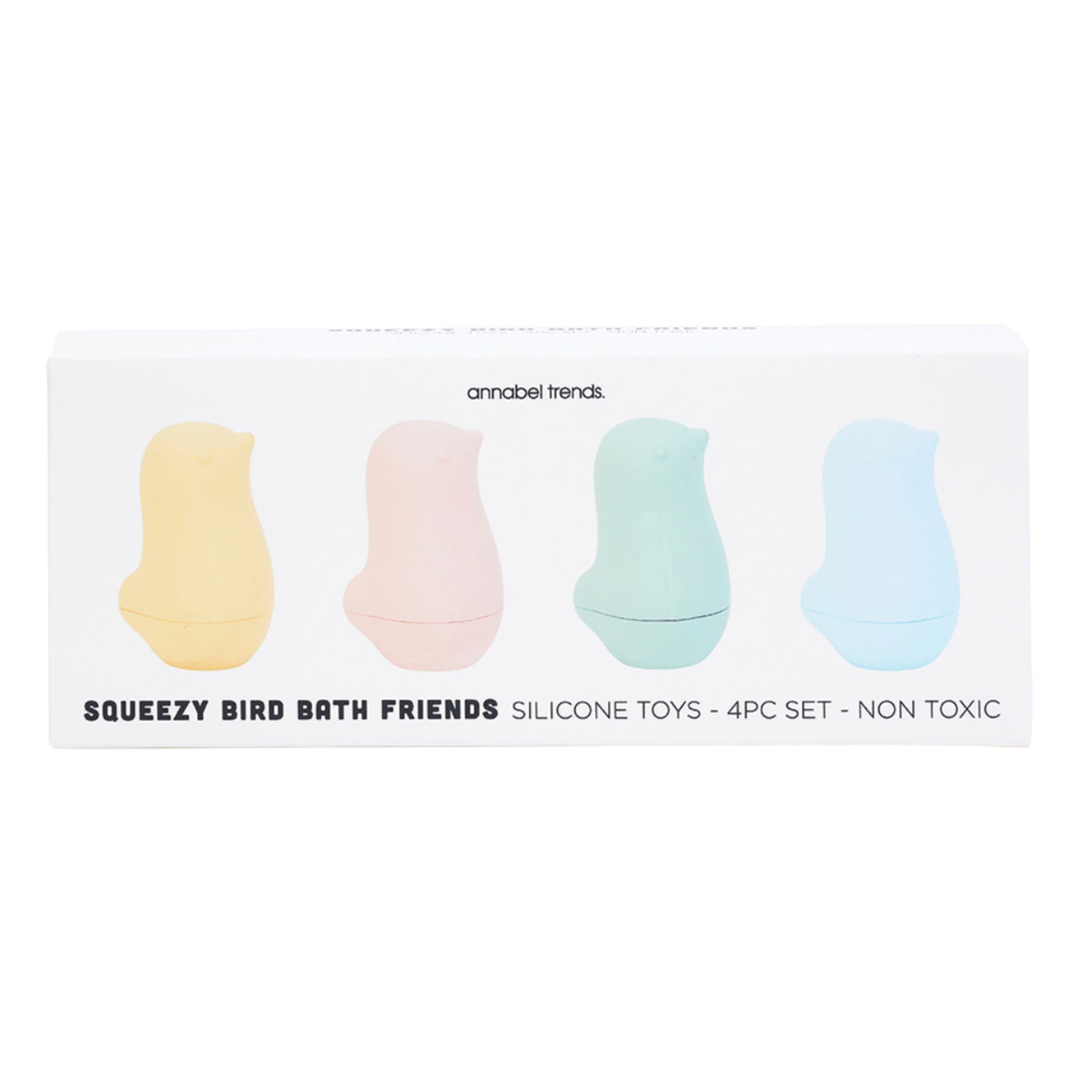 Squeezy Silicone Bath Friends