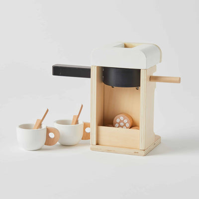 Wooden Coffee Machine Set - The Corner Booth