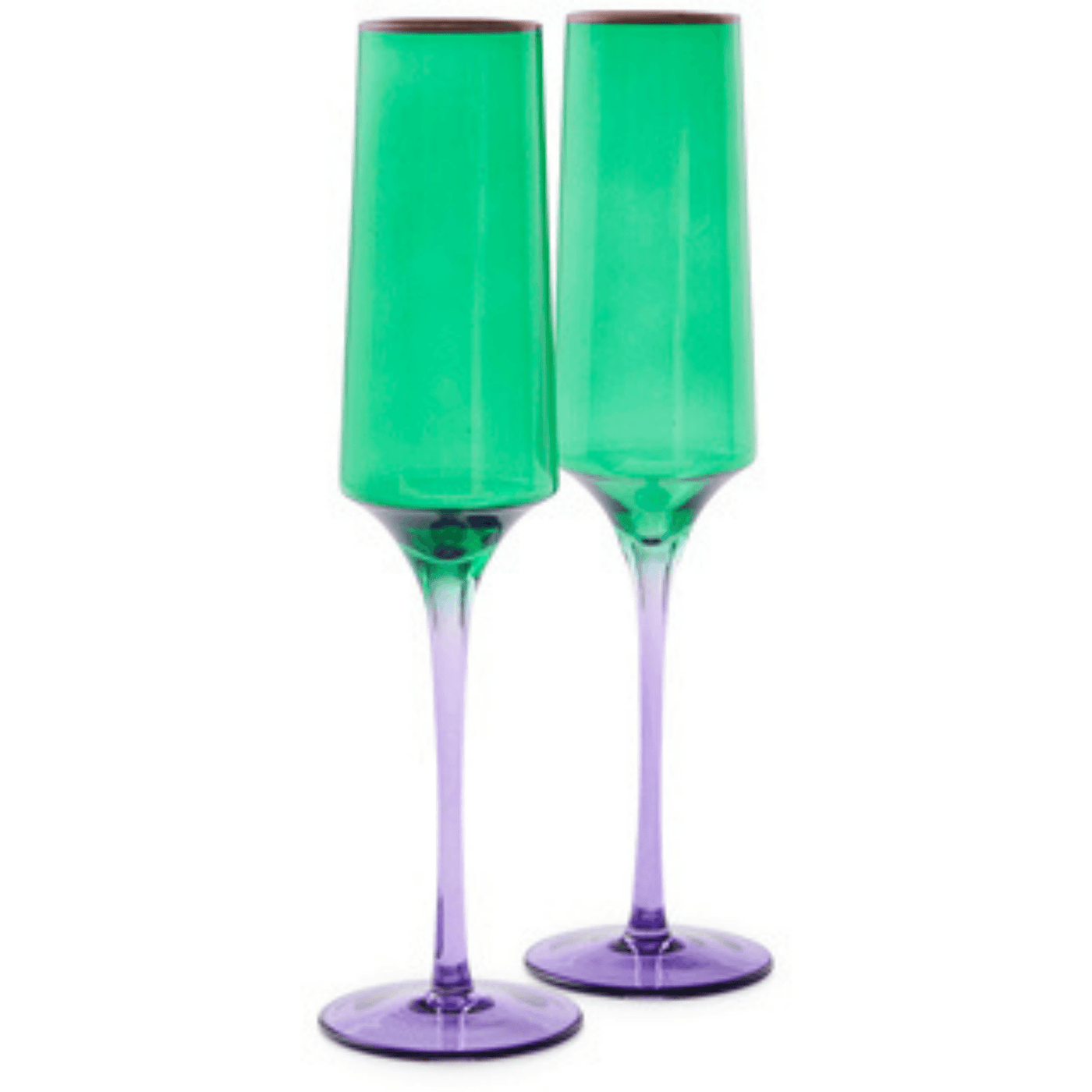 Kip and Co Jaded Champagne Glass Set ( 2 pieces)